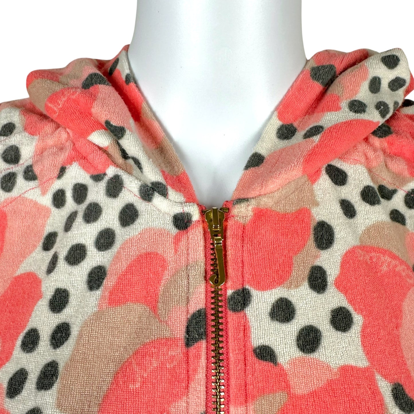 Juicy Couture 'Poppy' Print Terrycloth Mini Shorts & Zip-Up Set - Outfit Repeater