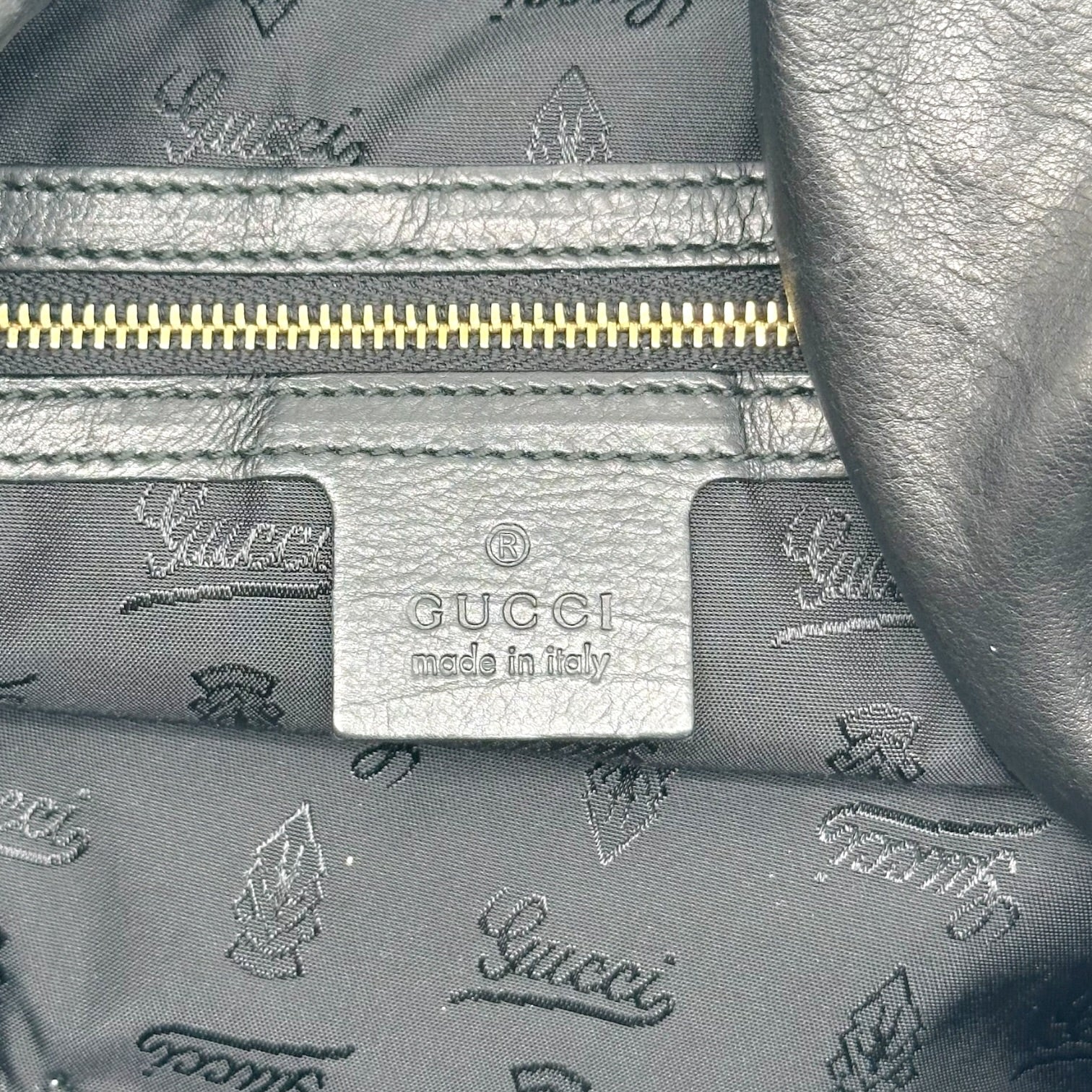 Gucci Python Large Hysteria 2-Way Bag Black Silver