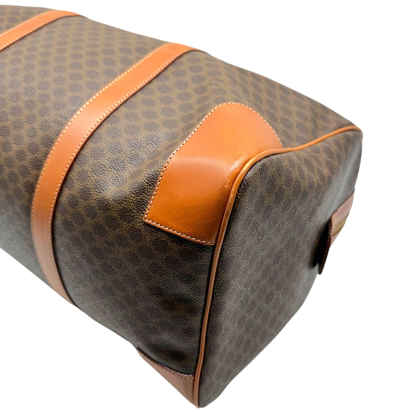 Celine Brown Triomphe Monogram Small Duffle Bag