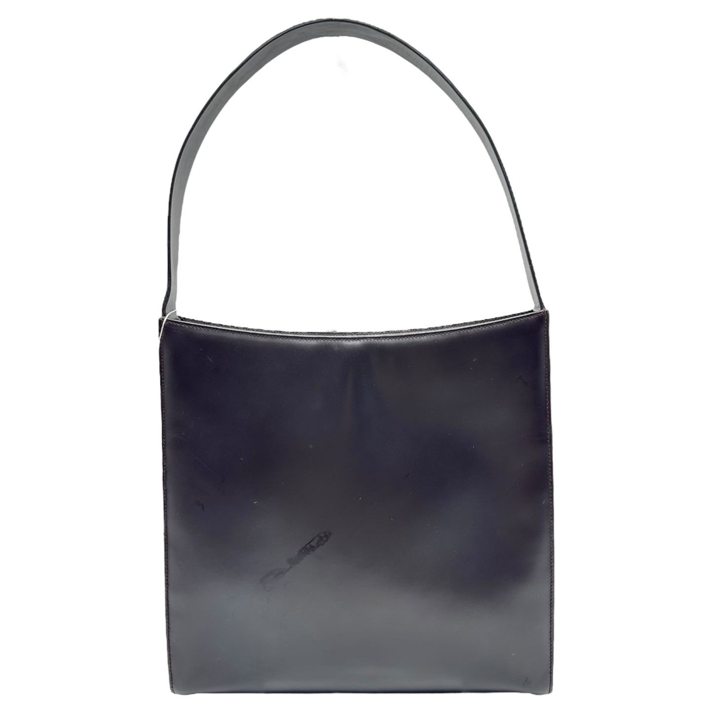 Gucci by Tom Ford 90's Black Leather G Logo Shoulder Bag