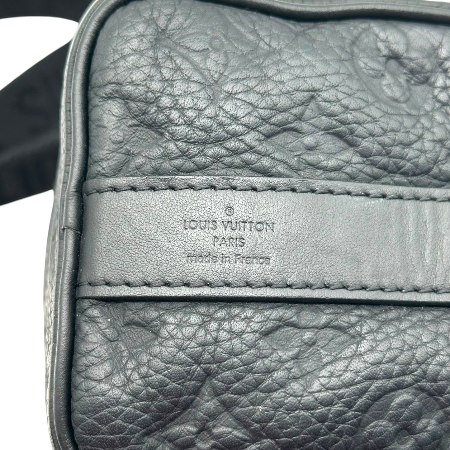 Louis Vuitton Black Embossed Monogram 2-Way Speedy Bandouliere 25 Bag
