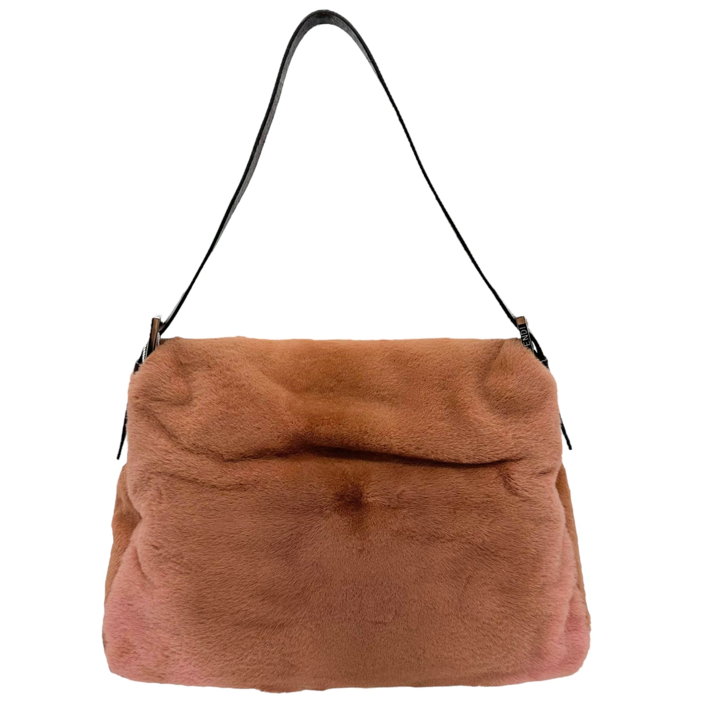 Fendi Tan Fur Mama Baguette Bag