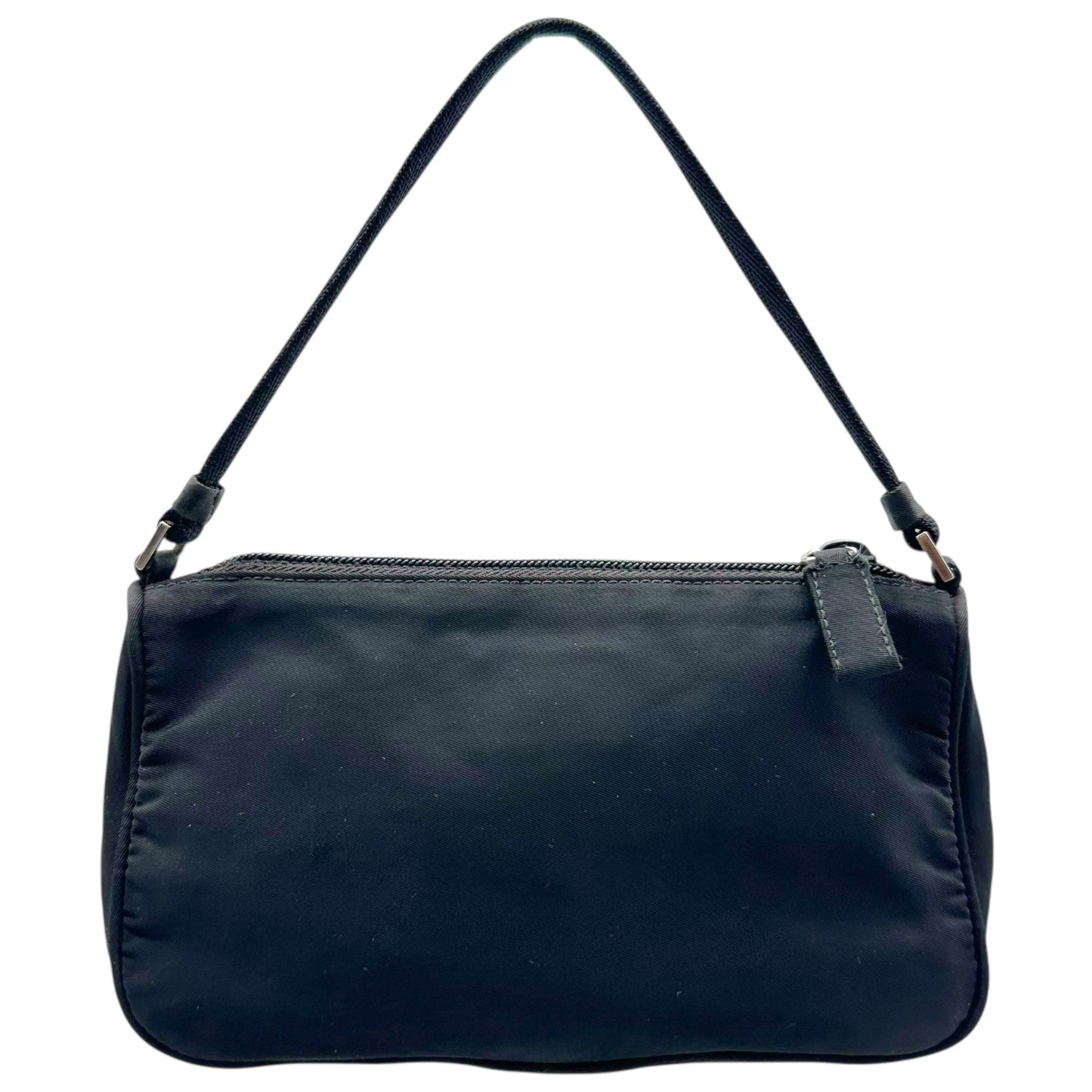 Prada Black Nylon Mini Pochette Bag