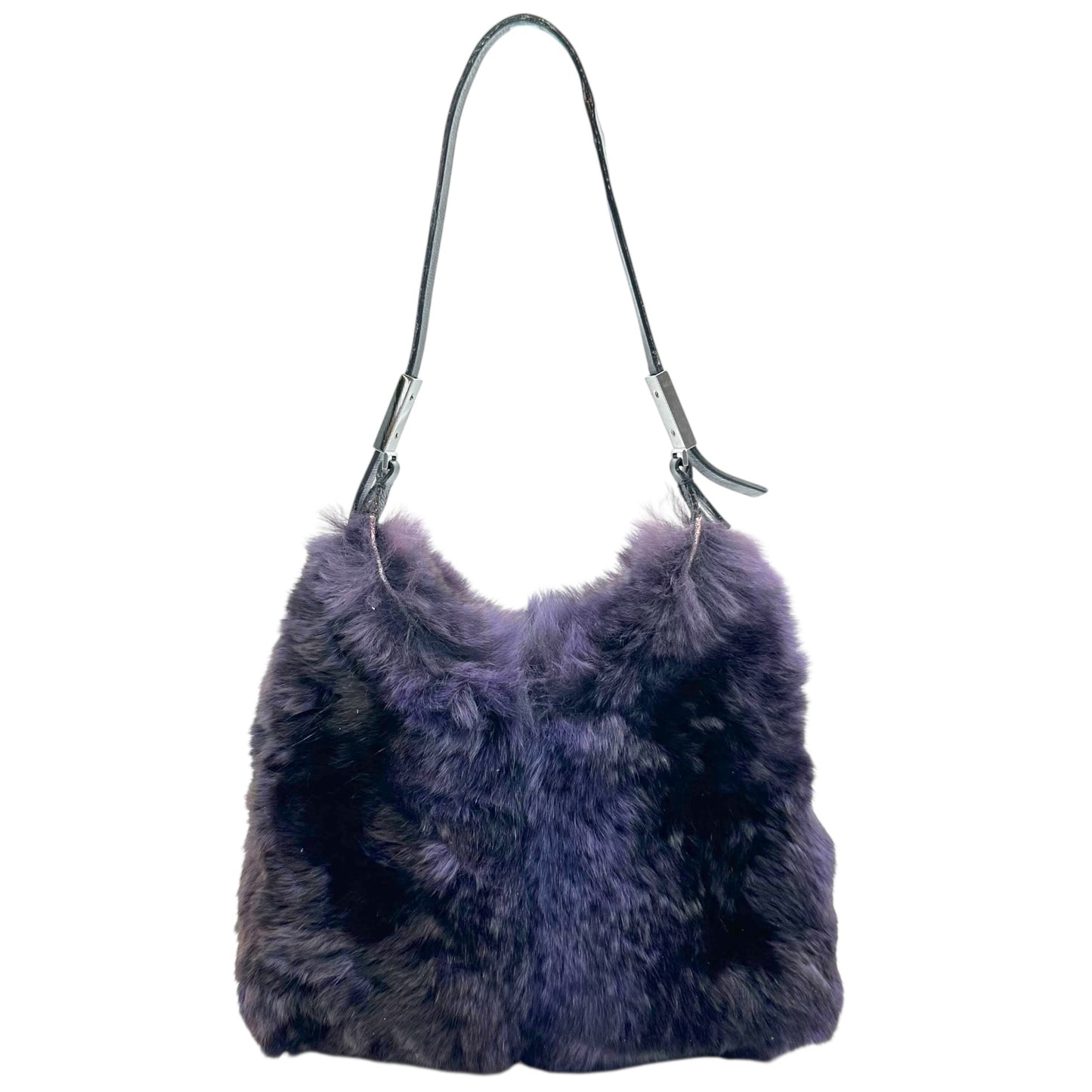 Gucci by Tom Ford Purple Rabbit Fur Mini Bag