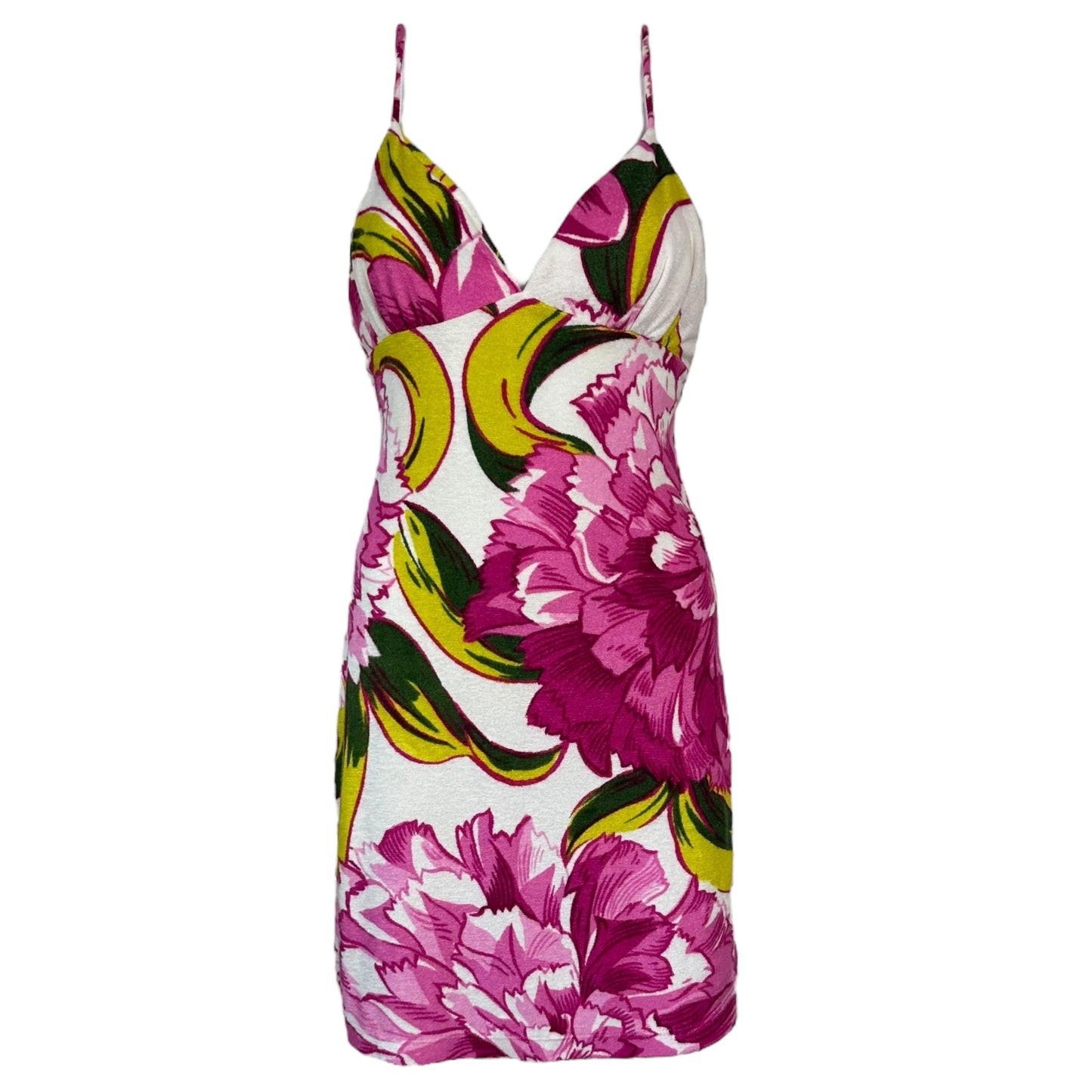 D&G Dolce & Gabbana Floral Print Terrycloth Mini Dress - Outfit Repeater