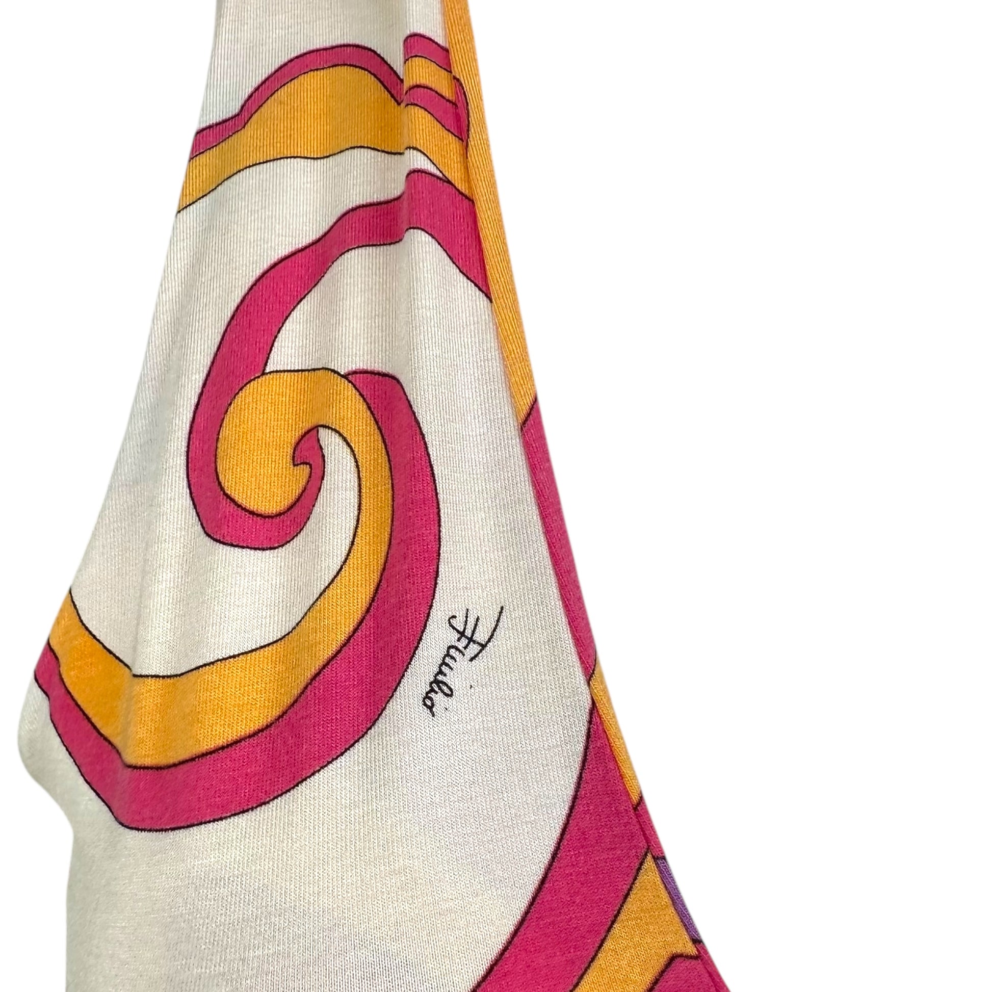 Emilio Pucci Pink & Orange Multicolor Printed Tank Top - Outfit Repeater