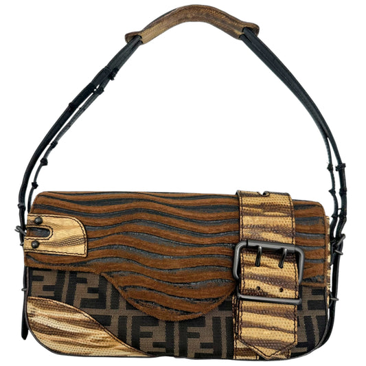 Fendi Rare Zucca & Animal Print Shoulder Bag - Outfit Repeater