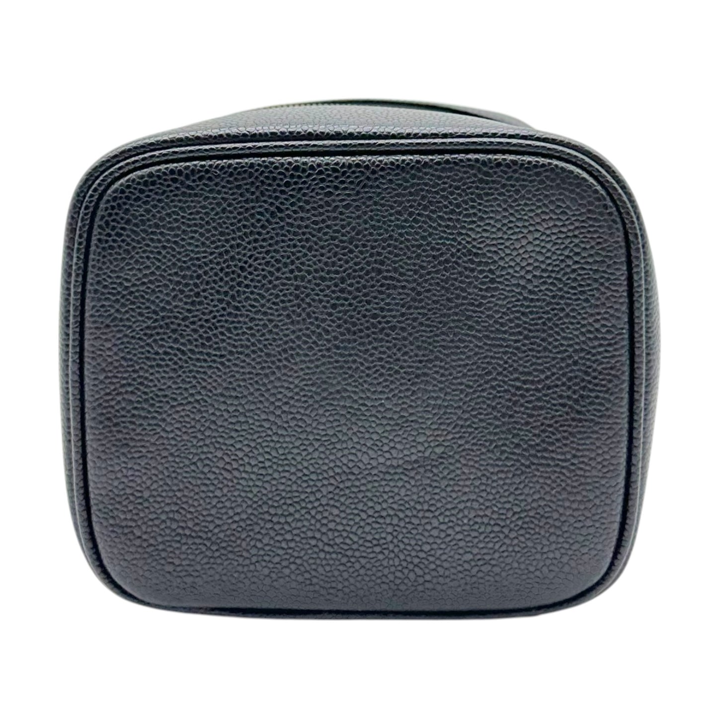 Chanel Black Caviar Leather Vanity Bag