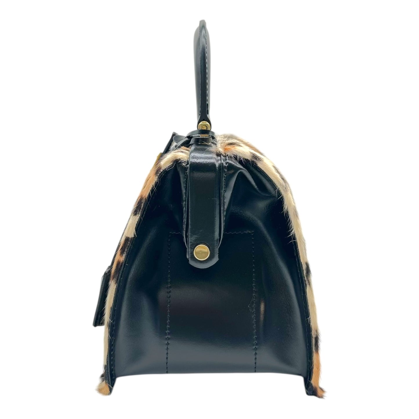 Dsquared2 Mini Bag Leopard Print Ponyhair Top-Handle