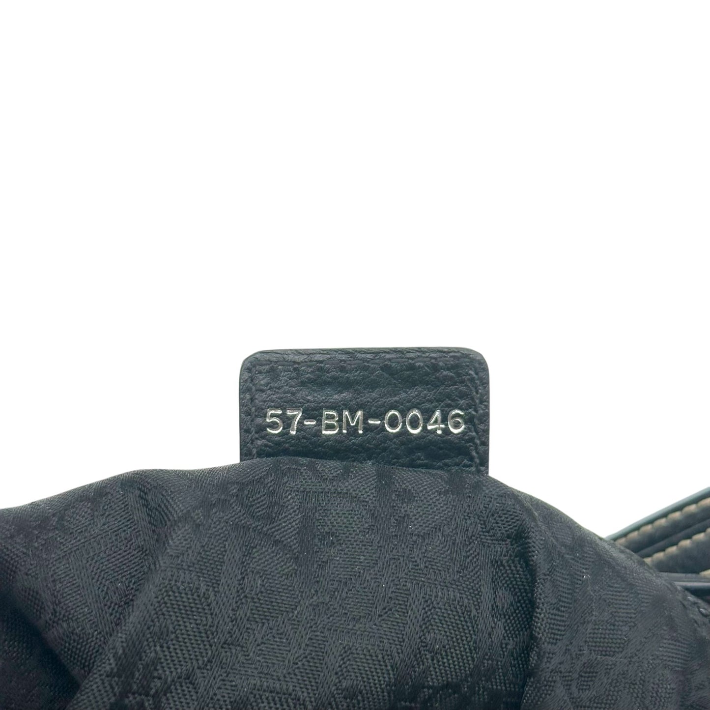 Dior Street Chic Black Leather Shoulder Bag