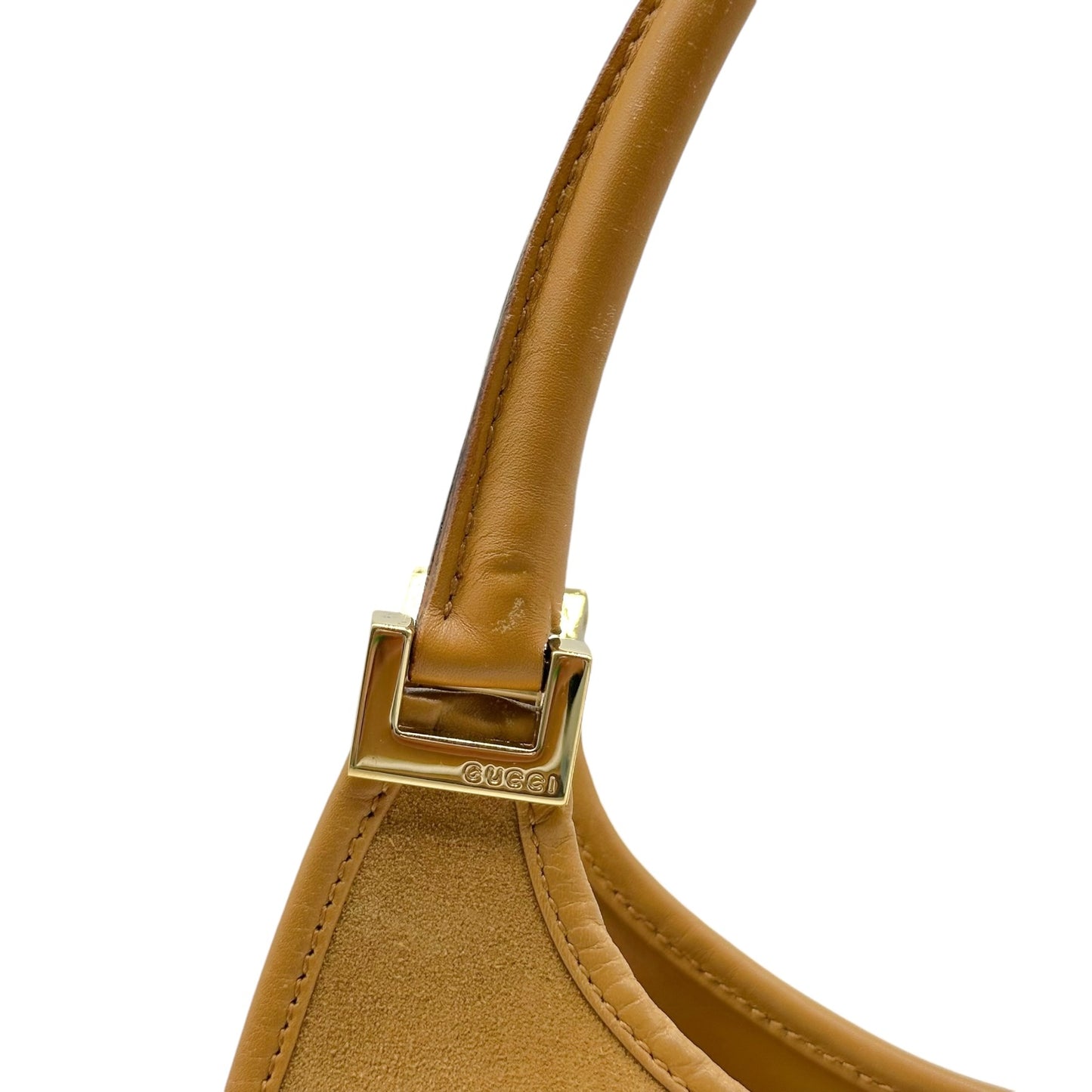 Gucci Tan Suede & Leather Mini Jackie Bag