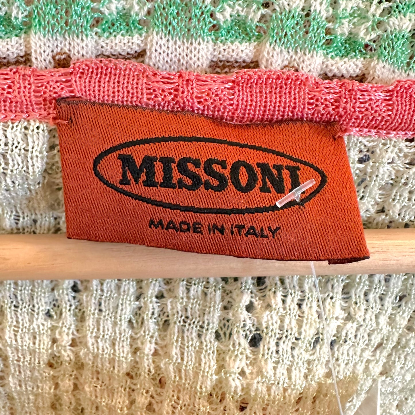 Missoni Multicolor Striped Flare Sleeve Knit Cardigan