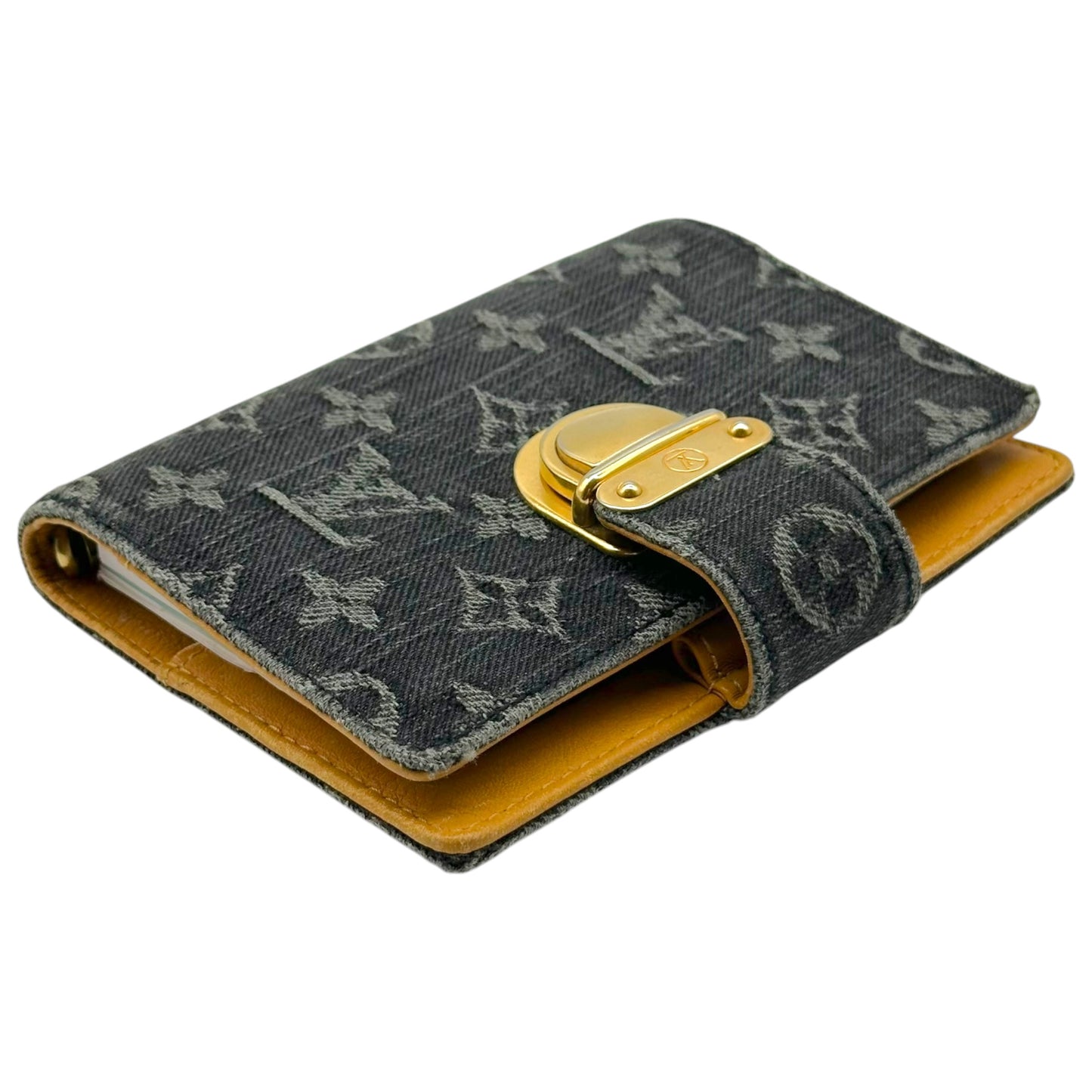 Louis Vuitton Black Denim Monogram Planner