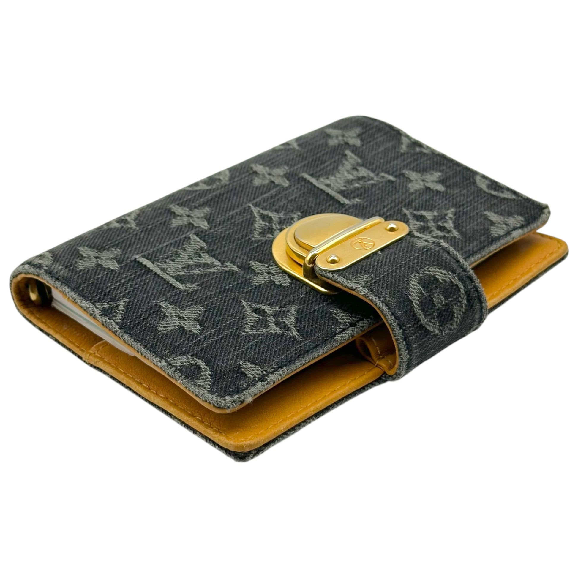 Louis Vuitton Black Denim Monogram Planner