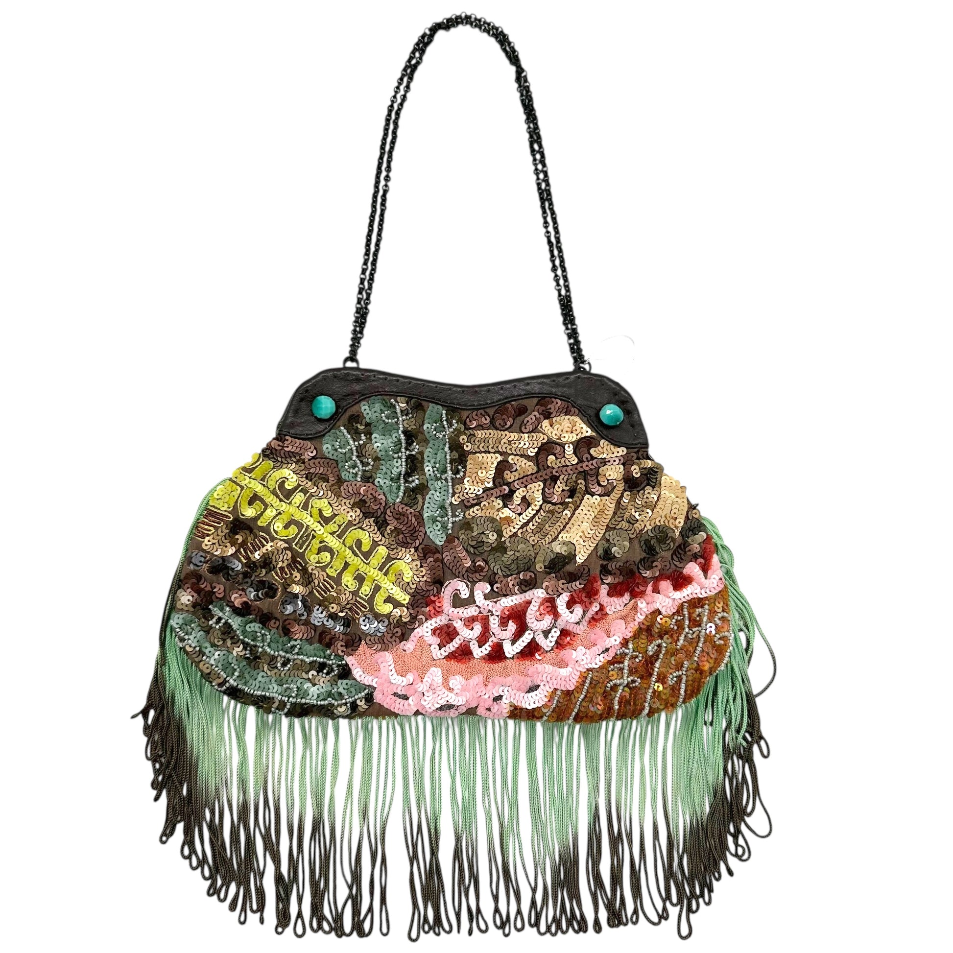 Jamin Puech Multicolor Beaded Fringe Mini Bag - Outfit Repeater