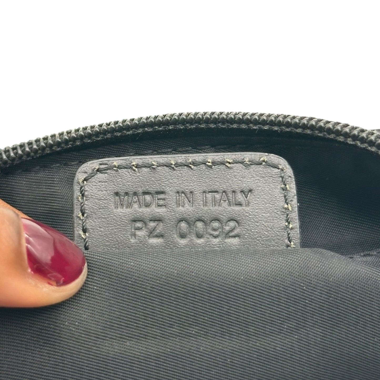 Christian Dior Navy Trotter Monogram Shoulder Pochette Bag