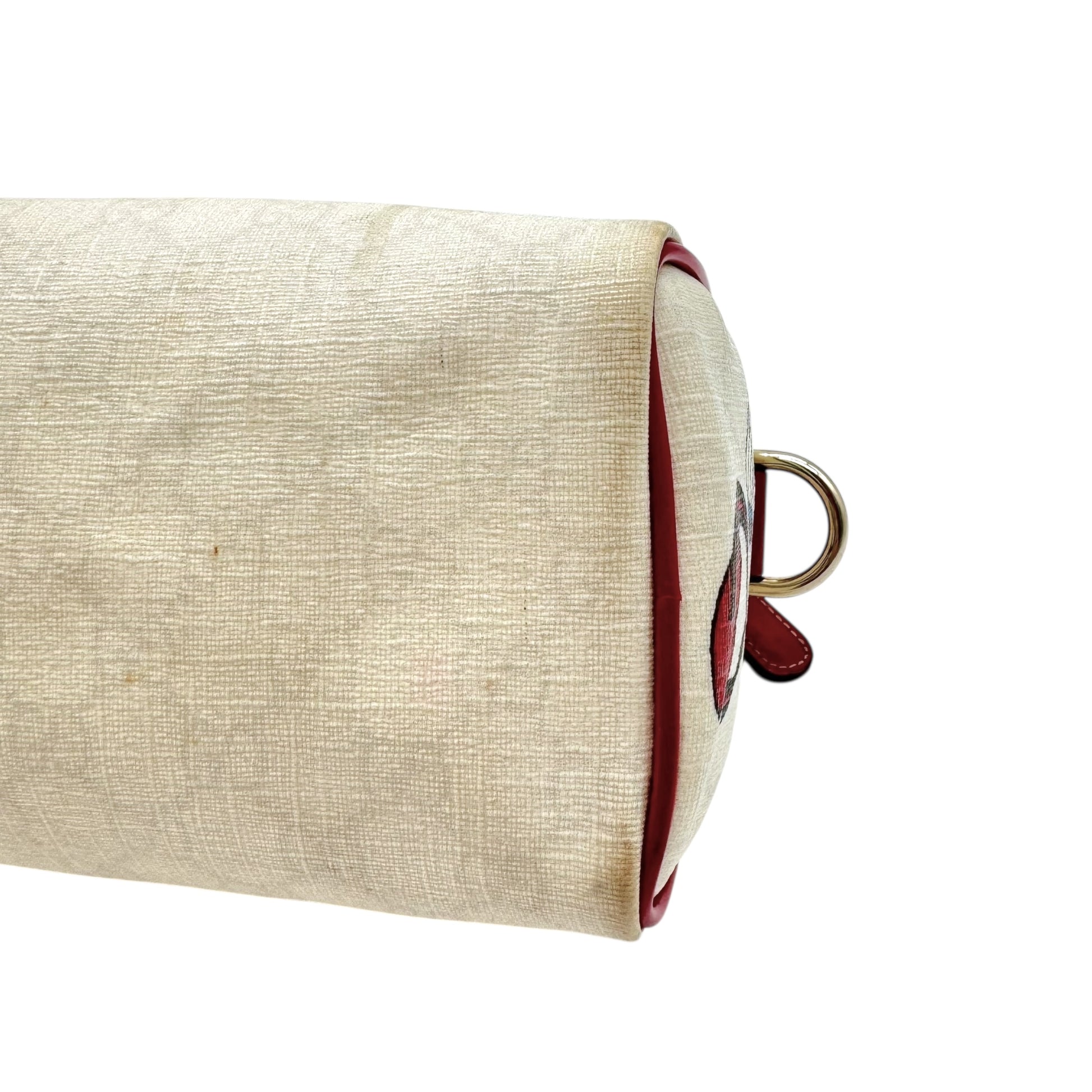 Gucci x UNICEF Red & White Tattoo Heart Mini Boston Bag - Outfit Repeater