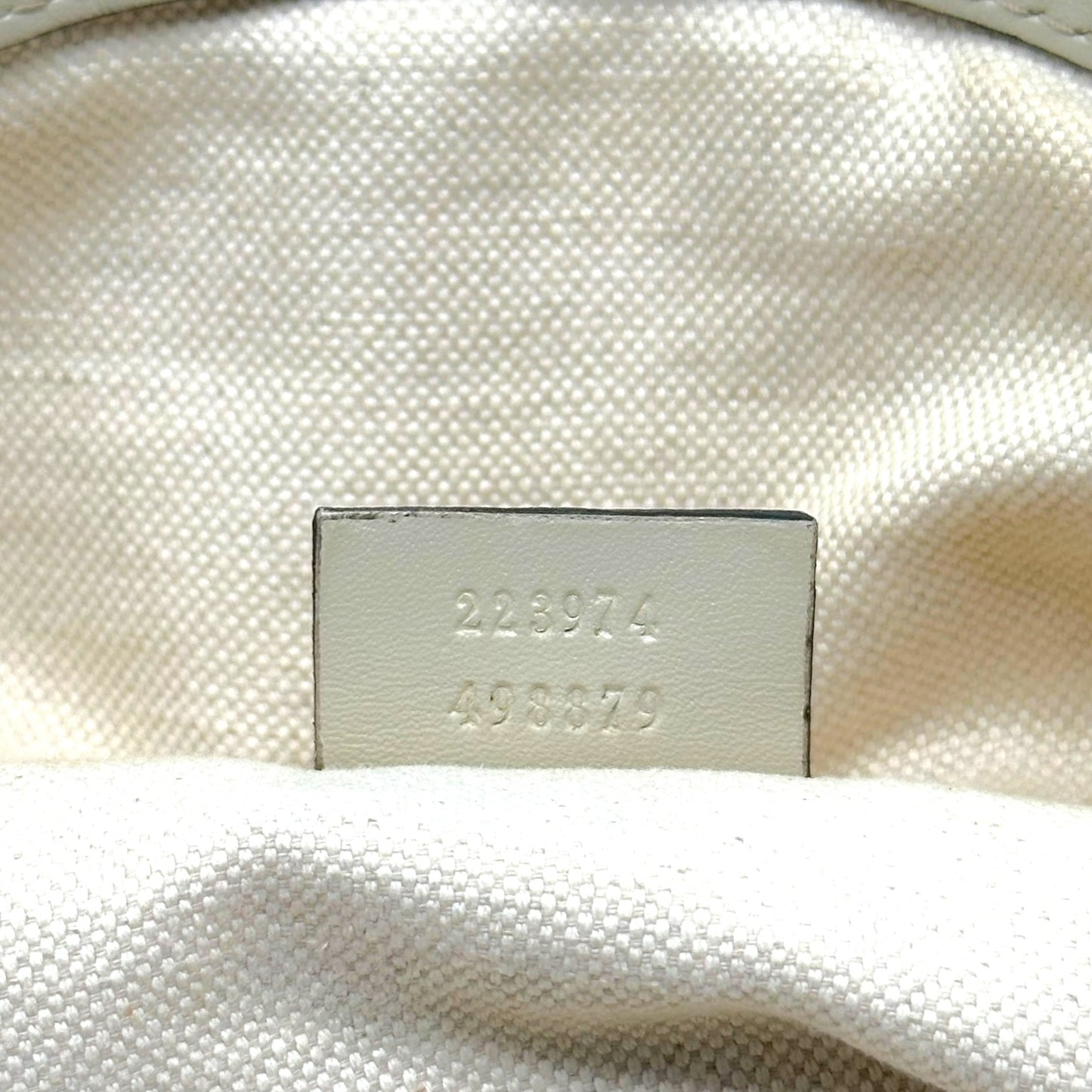 Gucci Tan Monogram & Ivory Leather Sukey 2-Way Bowler Bag