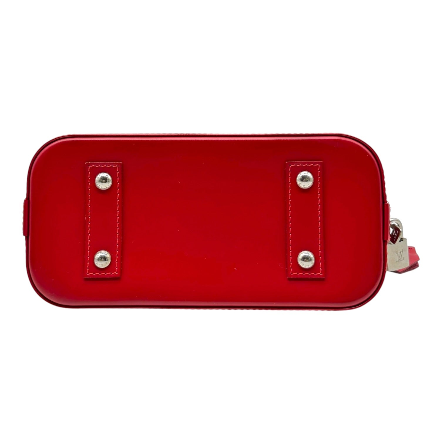 Louis Vuitton Red Epi Leather Alma BB Bag