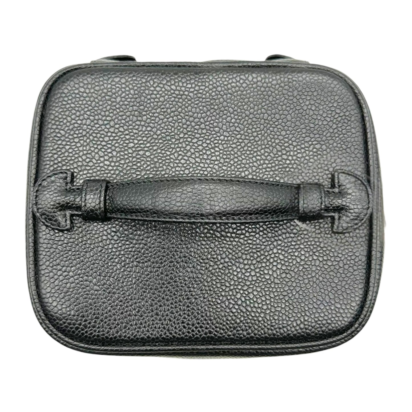 Chanel Black Caviar Leather Vanity Bag