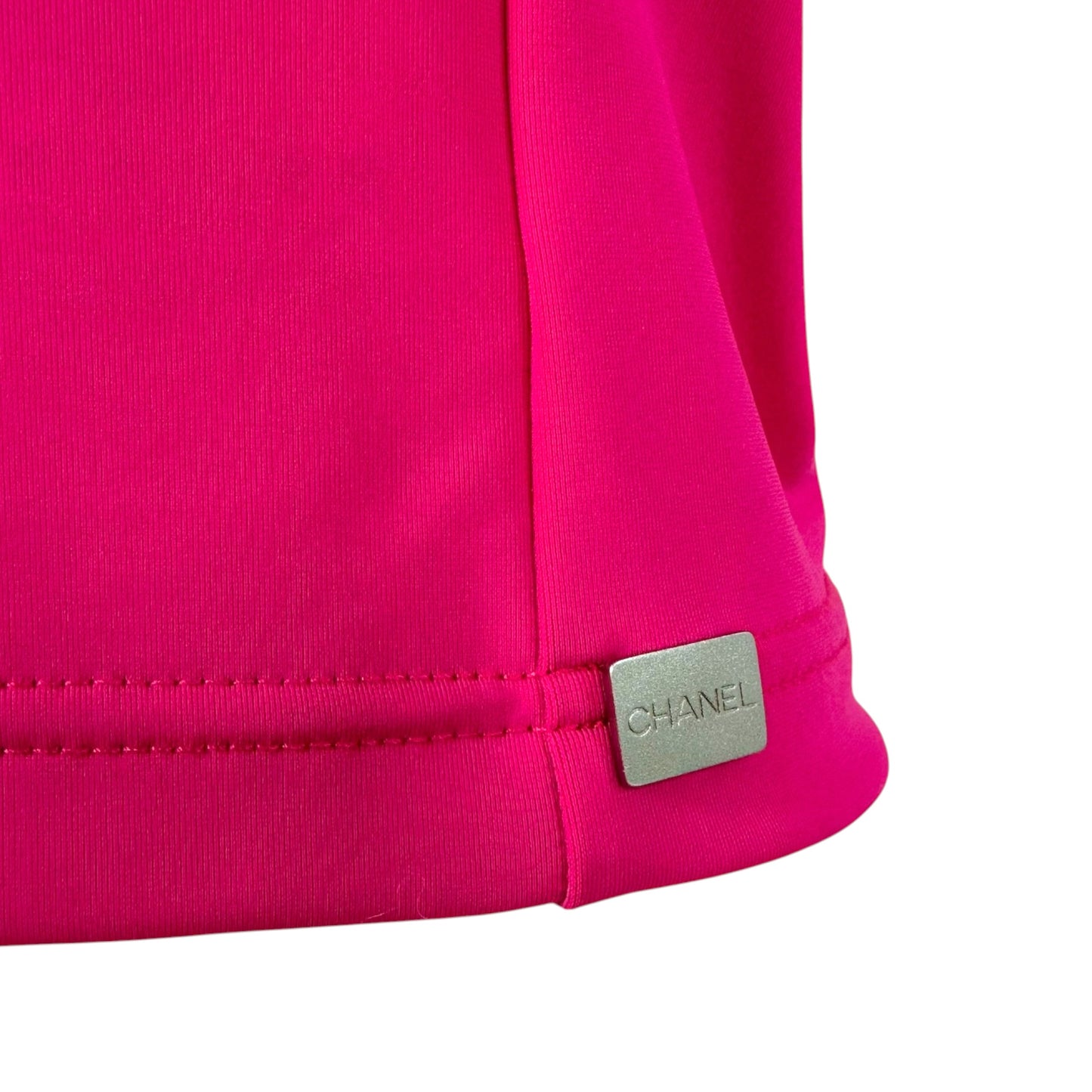 Chanel 2000 Hot Pink Cropped Sleeveless Tank