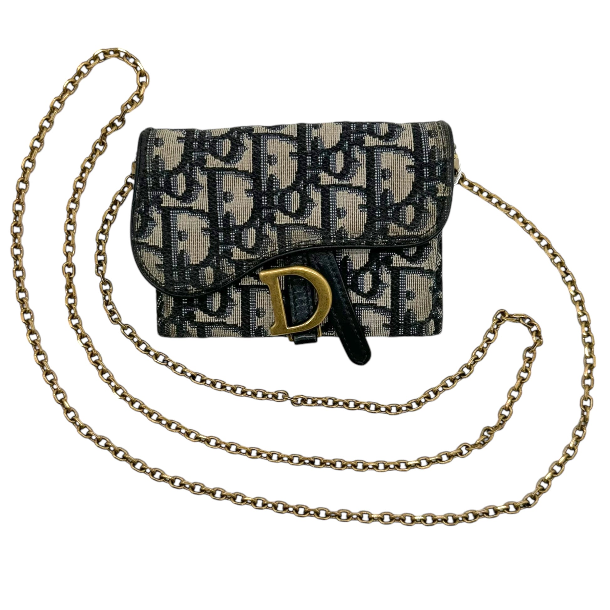 Dior Oblique Trotter Wallet on Chain - Outfit Repeater