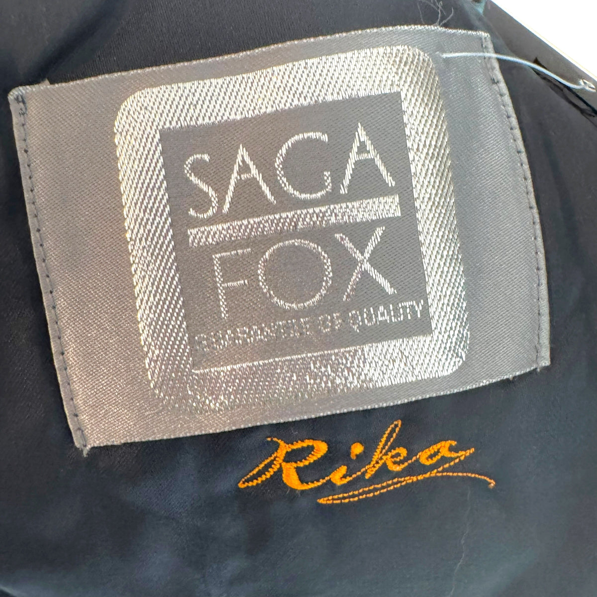 Saga Fox Gray Dyed Fox Fur Coat