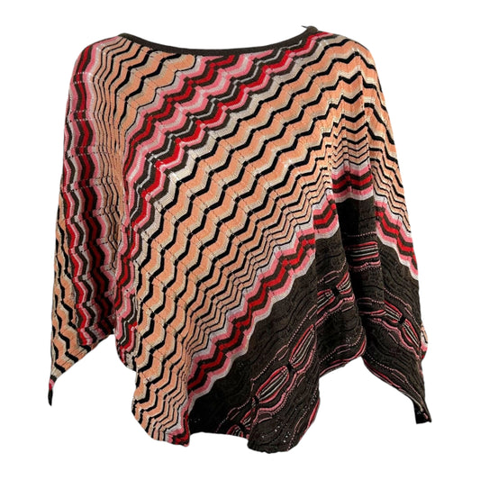 Missoni Pink & Brown Knit Poncho - Outfit Repeater