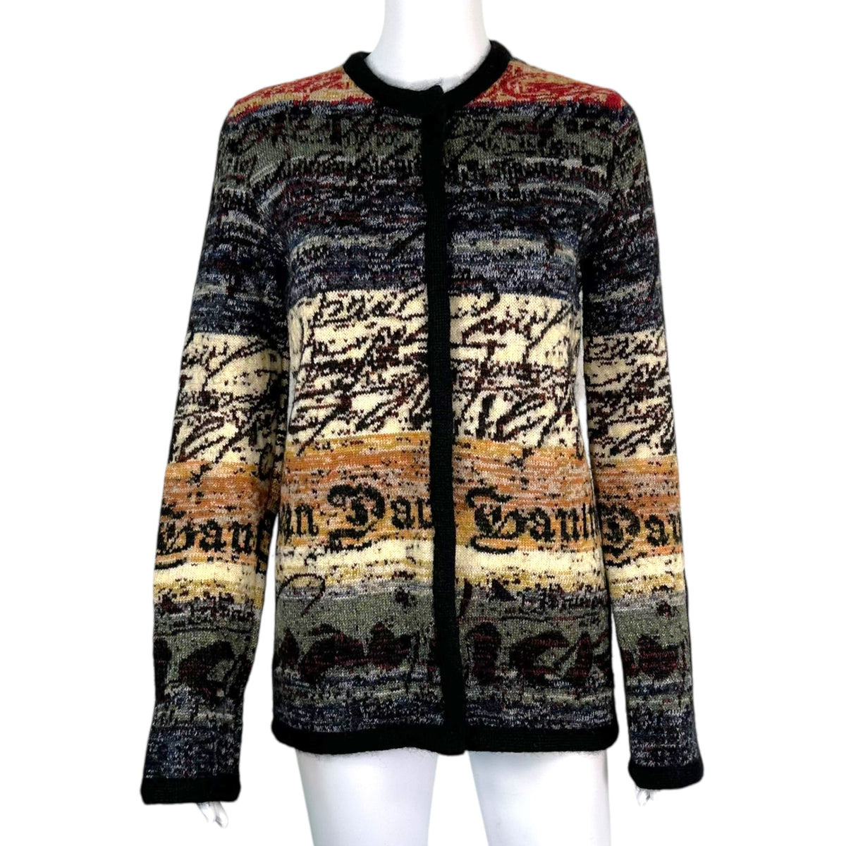 Jean Paul Gaultier Multicolor Knit Cardigan