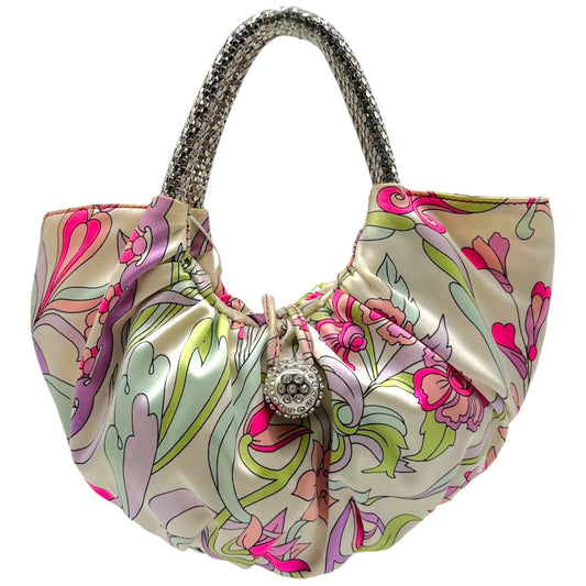 Emilio Pucci Floral Print Silk Mini Bag