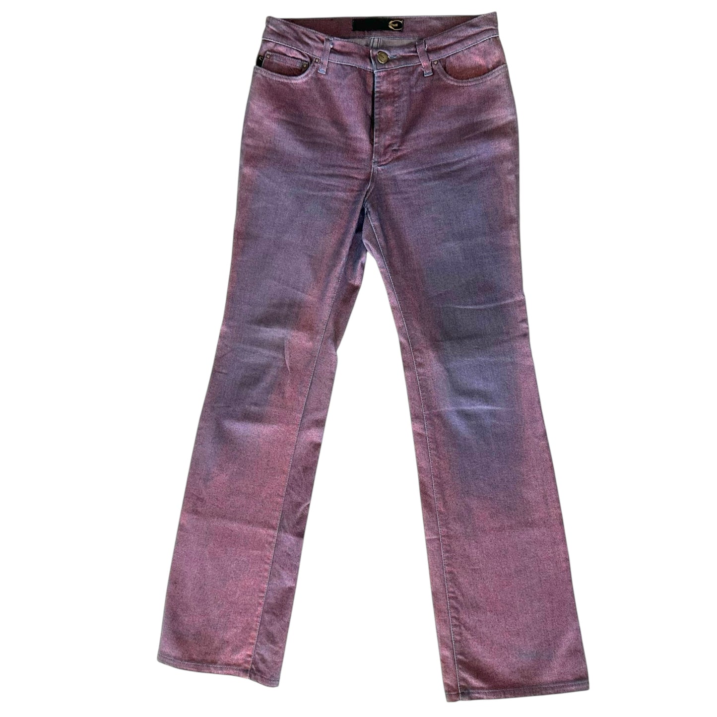 Just Cavalli by Roberto Cavalli Purple Iridescent Jeans