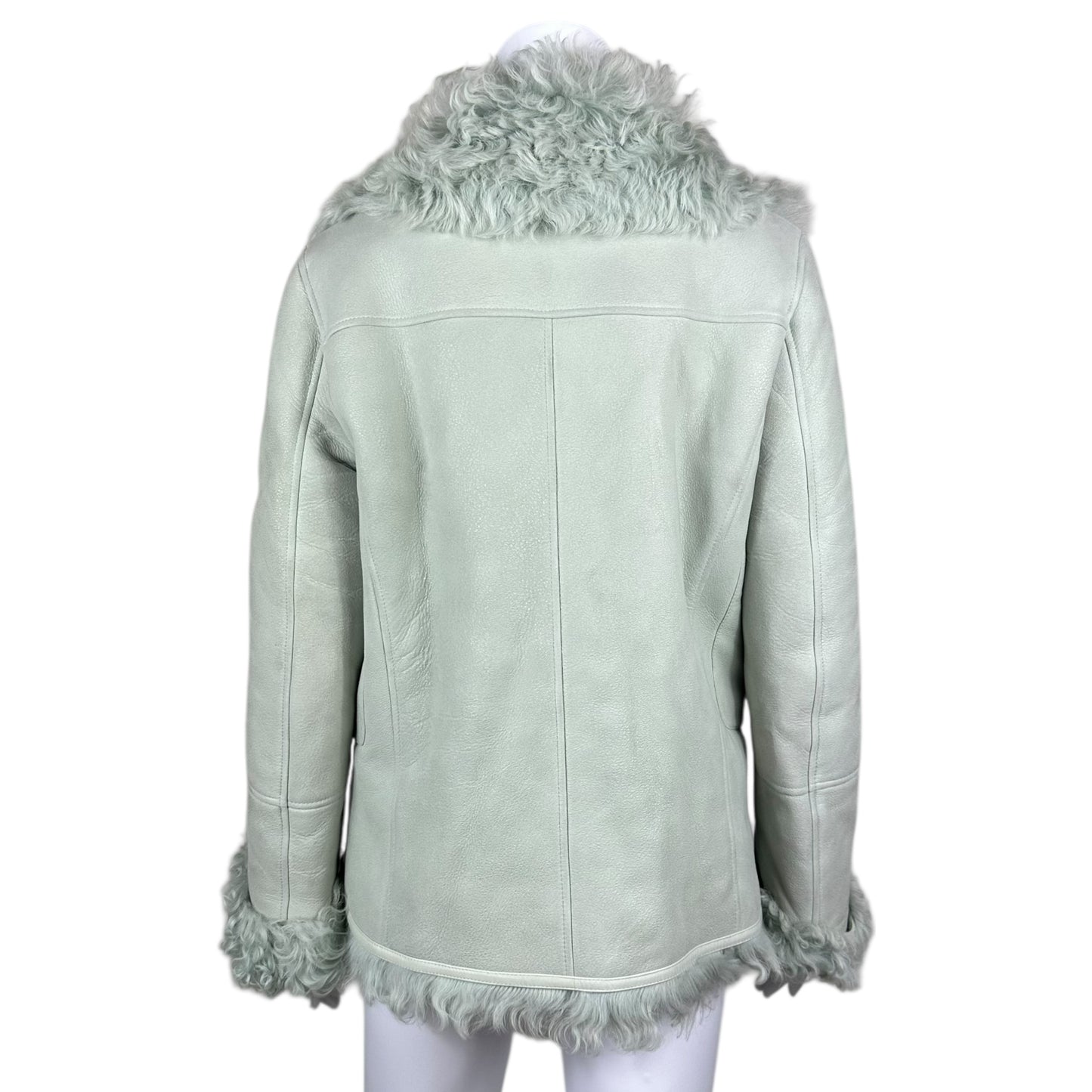 Celine by Michael Kors Light Blue Shearling Coat