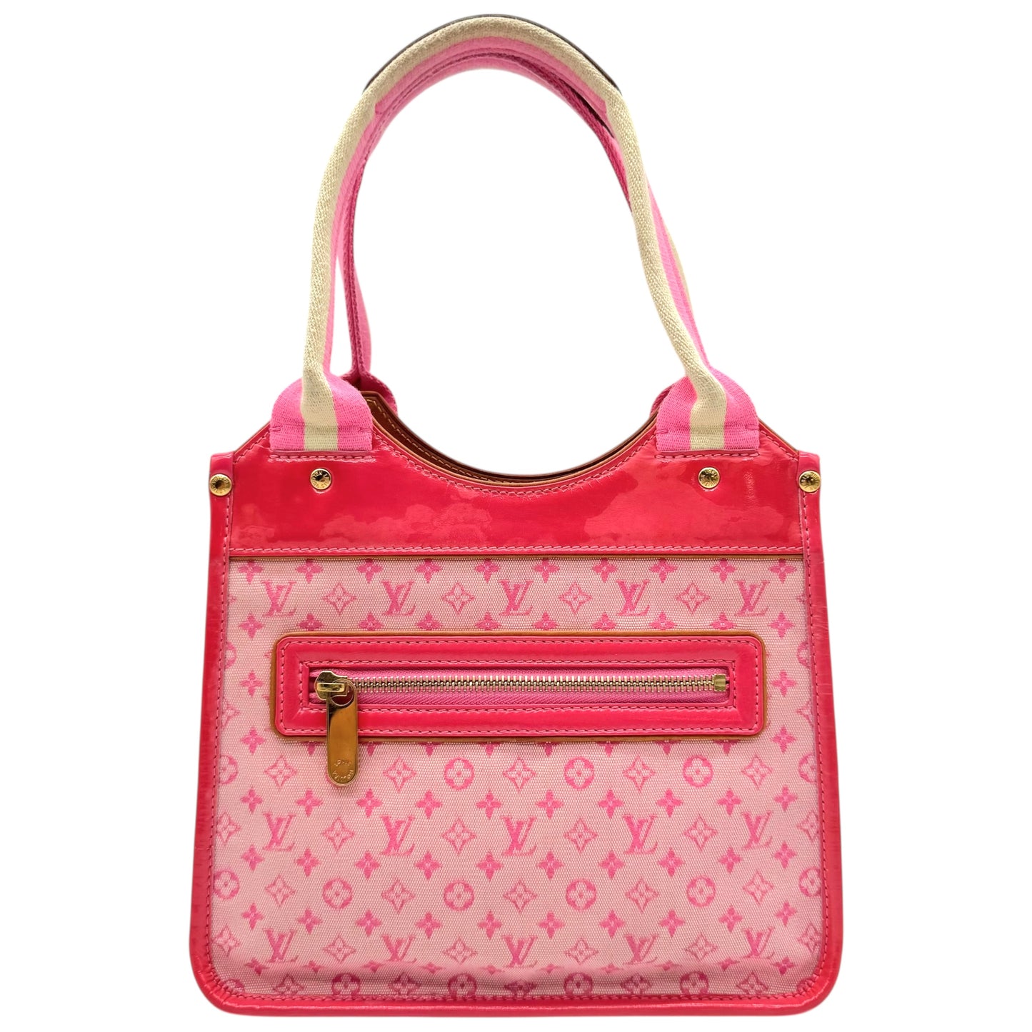Louis Vuitton Hot Pink Lin Monogram Mini Sac Bag - Outfit Repeater