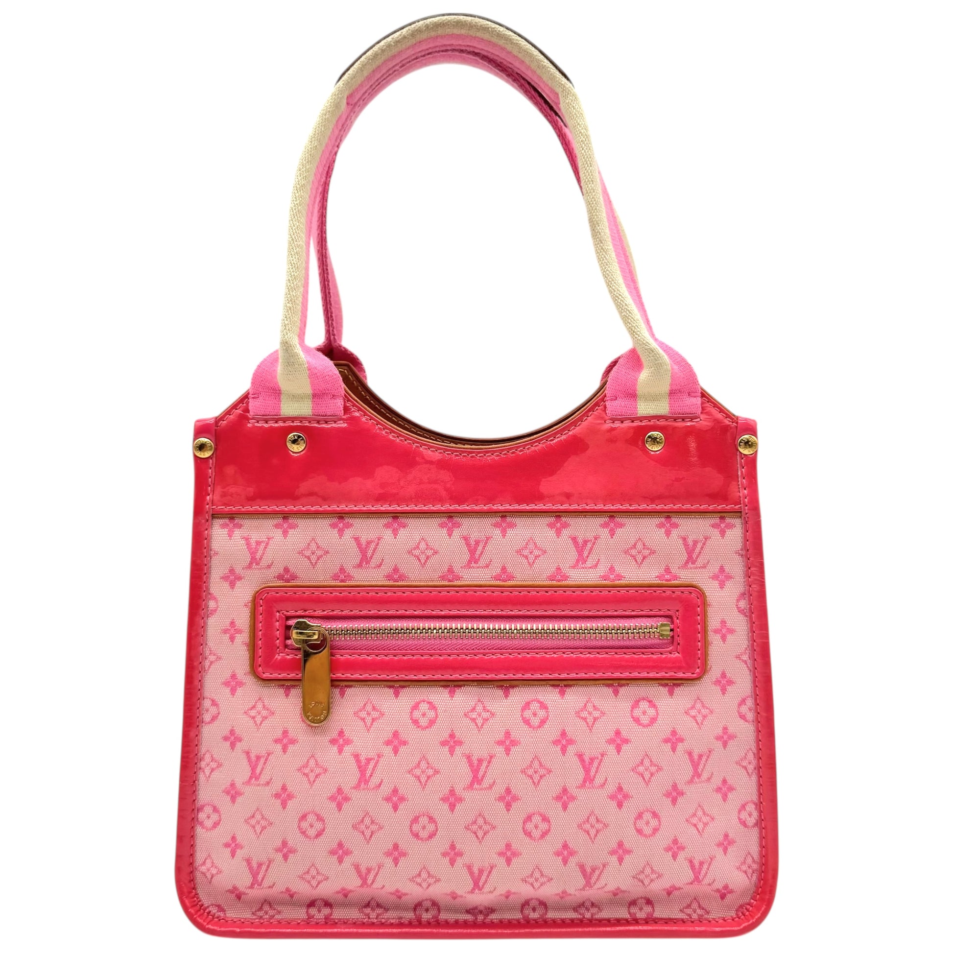 Louis Vuitton Hot Pink Lin Monogram Mini Sac Bag - Outfit Repeater
