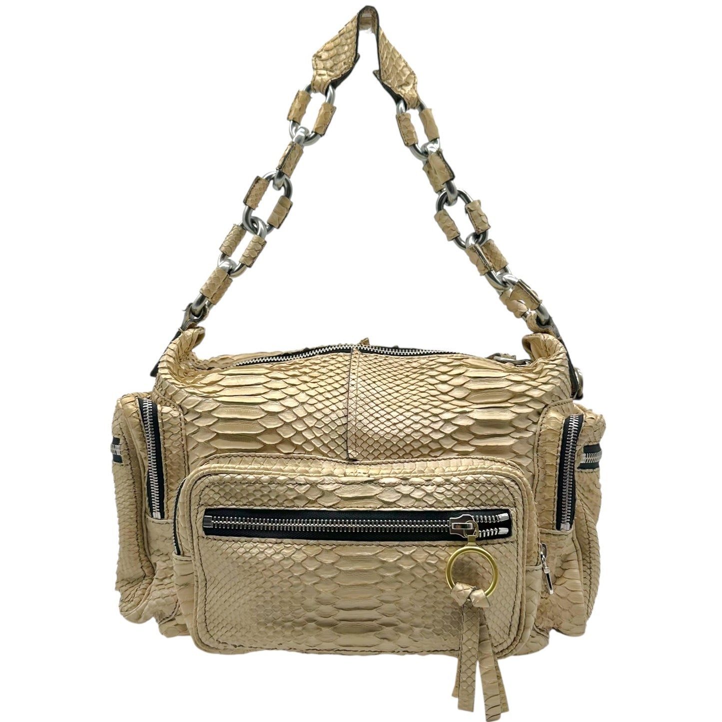 Chloe Ivory Python & Chain Link Large Betty Bag RARE