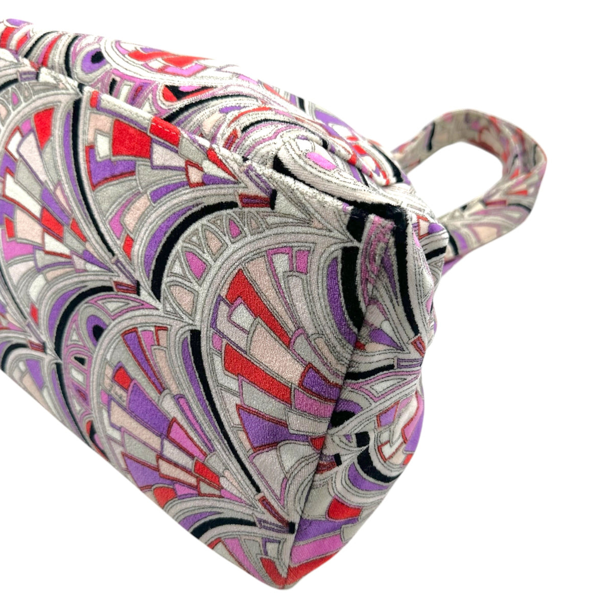 Emilio Pucci Pink & Purple Printed Loop Terry Tote Bag