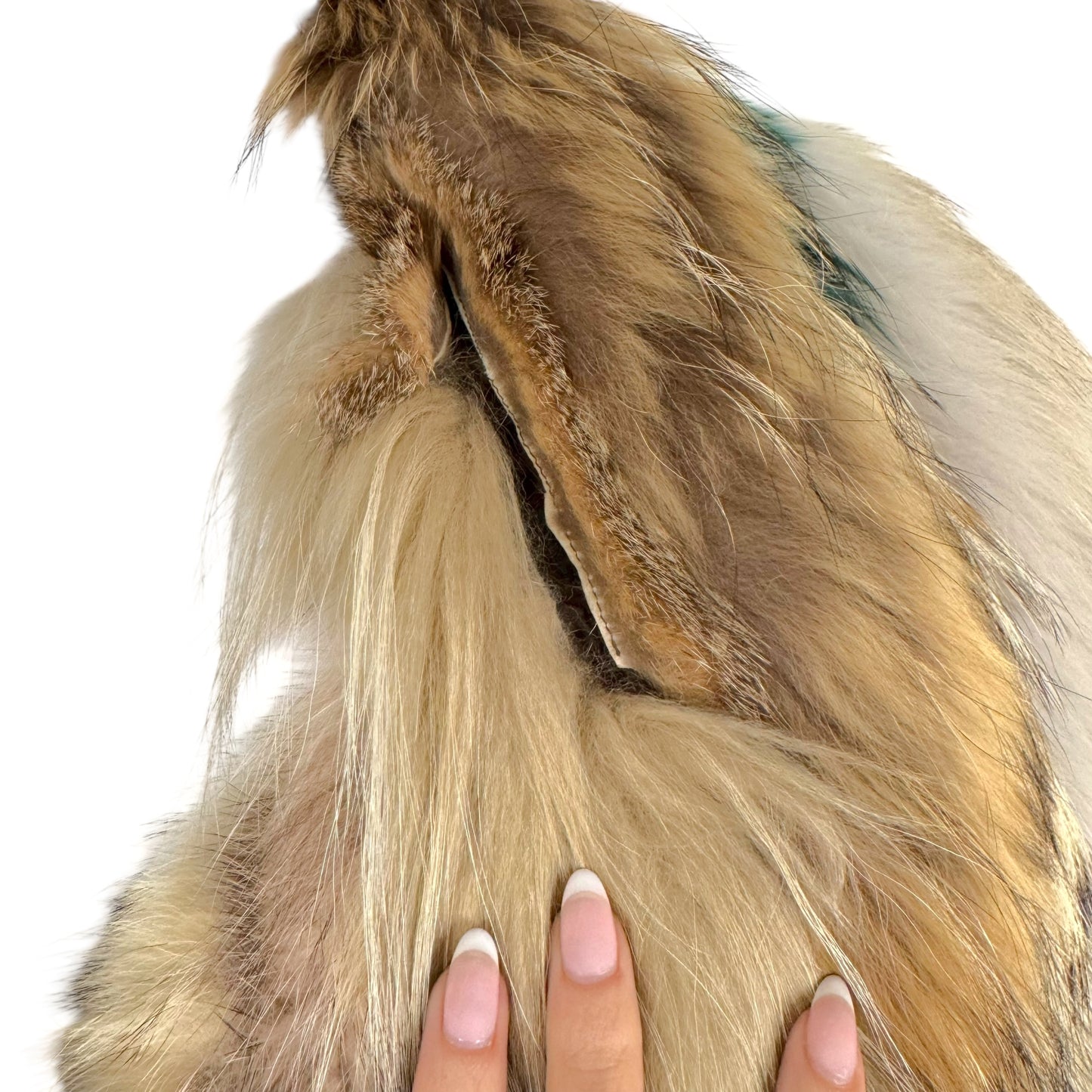 Roberto Cavalli Fur Coat Multicolor Patchwork Lynx Mink