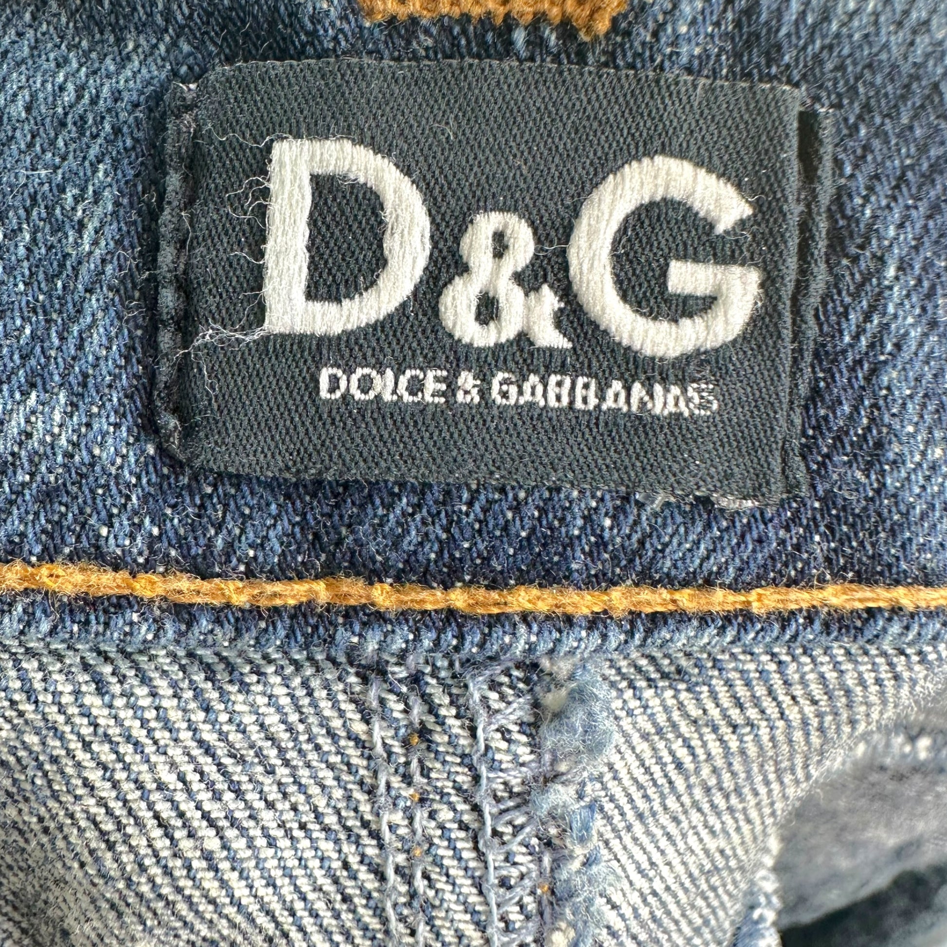 Dolce & Gabbana Denim Midi Skirt Blue Paisley Embroidery