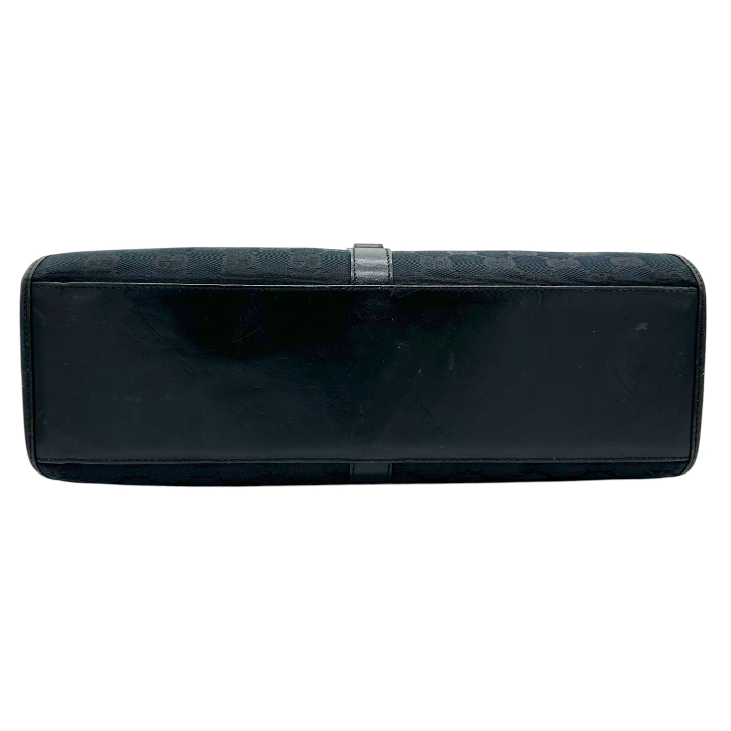 Gucci Black Monogram Canvas Jackie Bag - Outfit Repeater