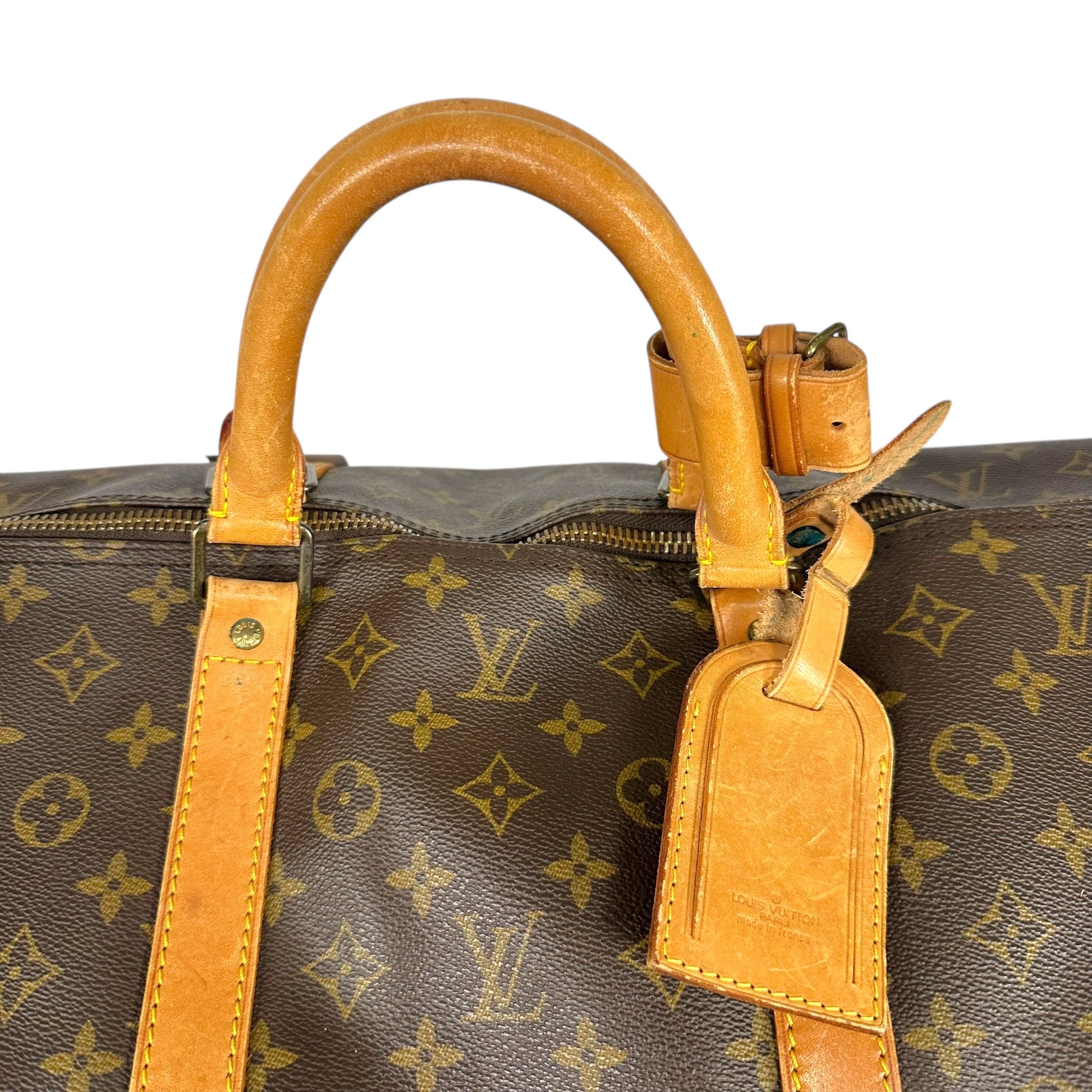 Louis Vuitton Classic Monogram Bandouliere 60 Duffle Bag - Outfit Repeater