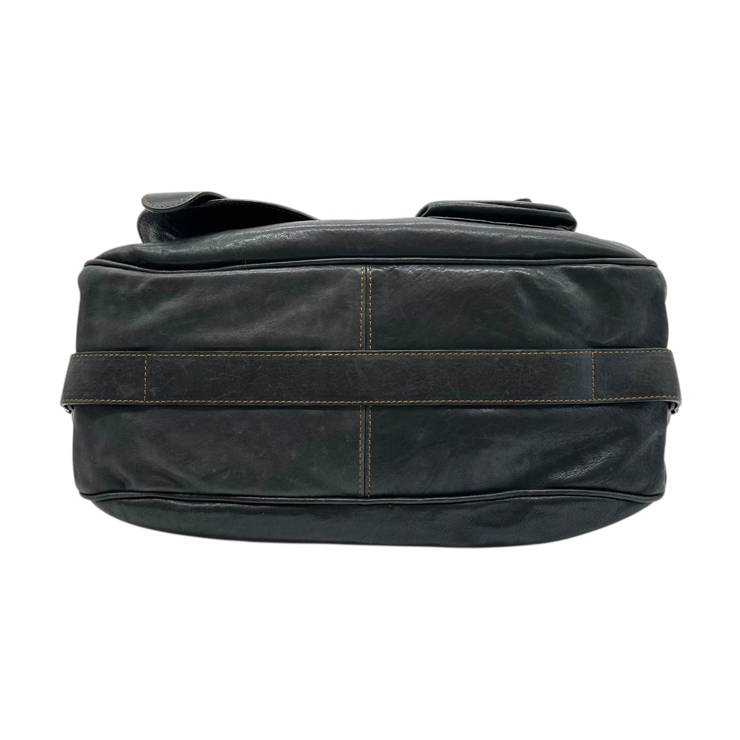 Christian Dior Black Gaucho Saddle Shoulder Bag - Outfit Repeater