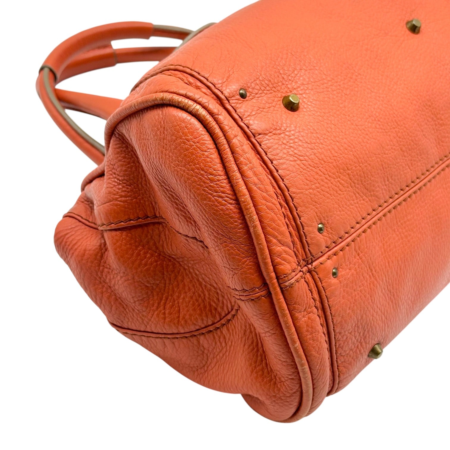 Chloe Coral Orange Paddington Shoulder Bag
