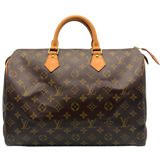 Louis Vuitton Classic Monogram Speedy 35 Handbag