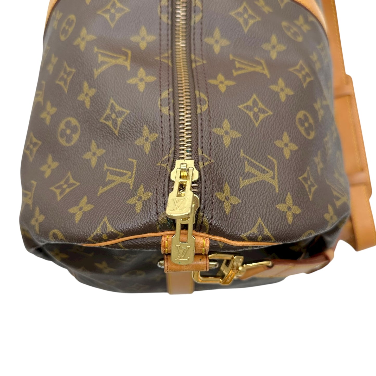 Louis Vuitton Classic Monogram Bandouliere 55 Duffle Bag