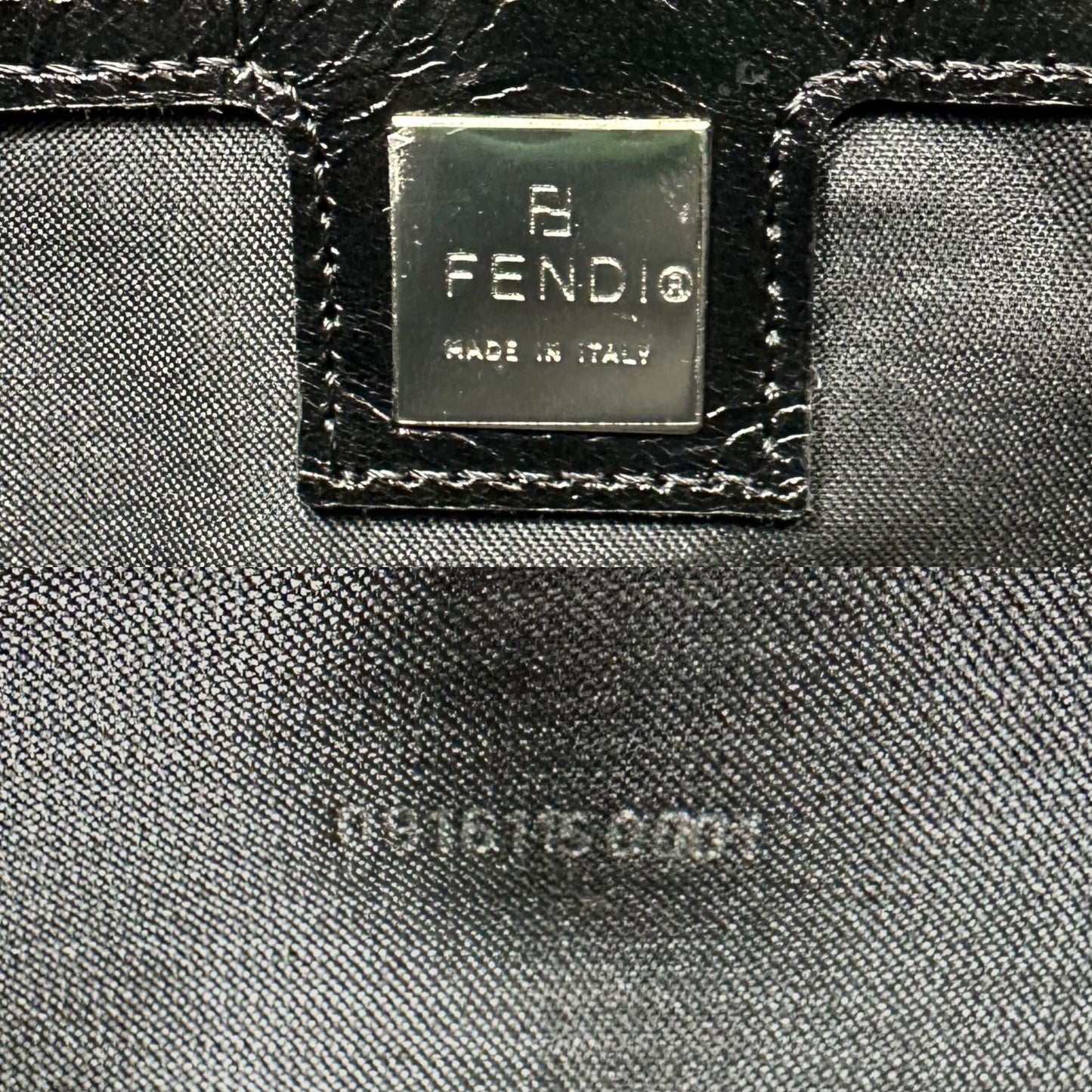 Fendi Black Neoprene Structured Baguette Bag - Outfit Repeater