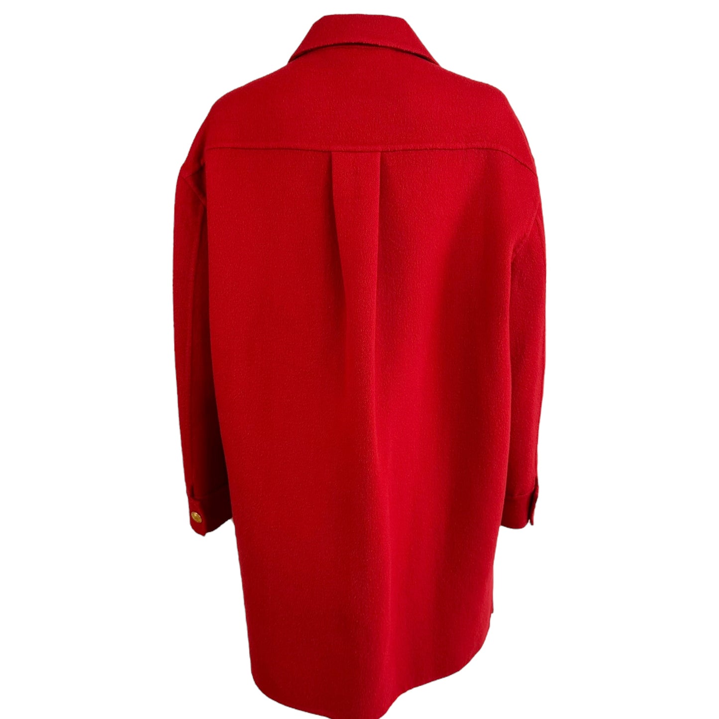 Gucci F/W 1994 Red Wool & Cashmere Overcoat - Outfit Repeater
