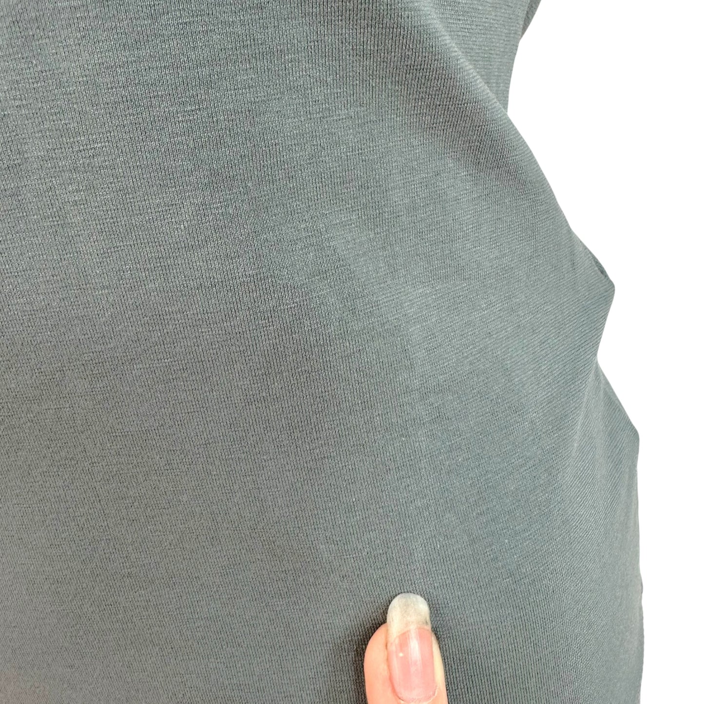 Galliano Gray Gold Glitter Logo Tank Top