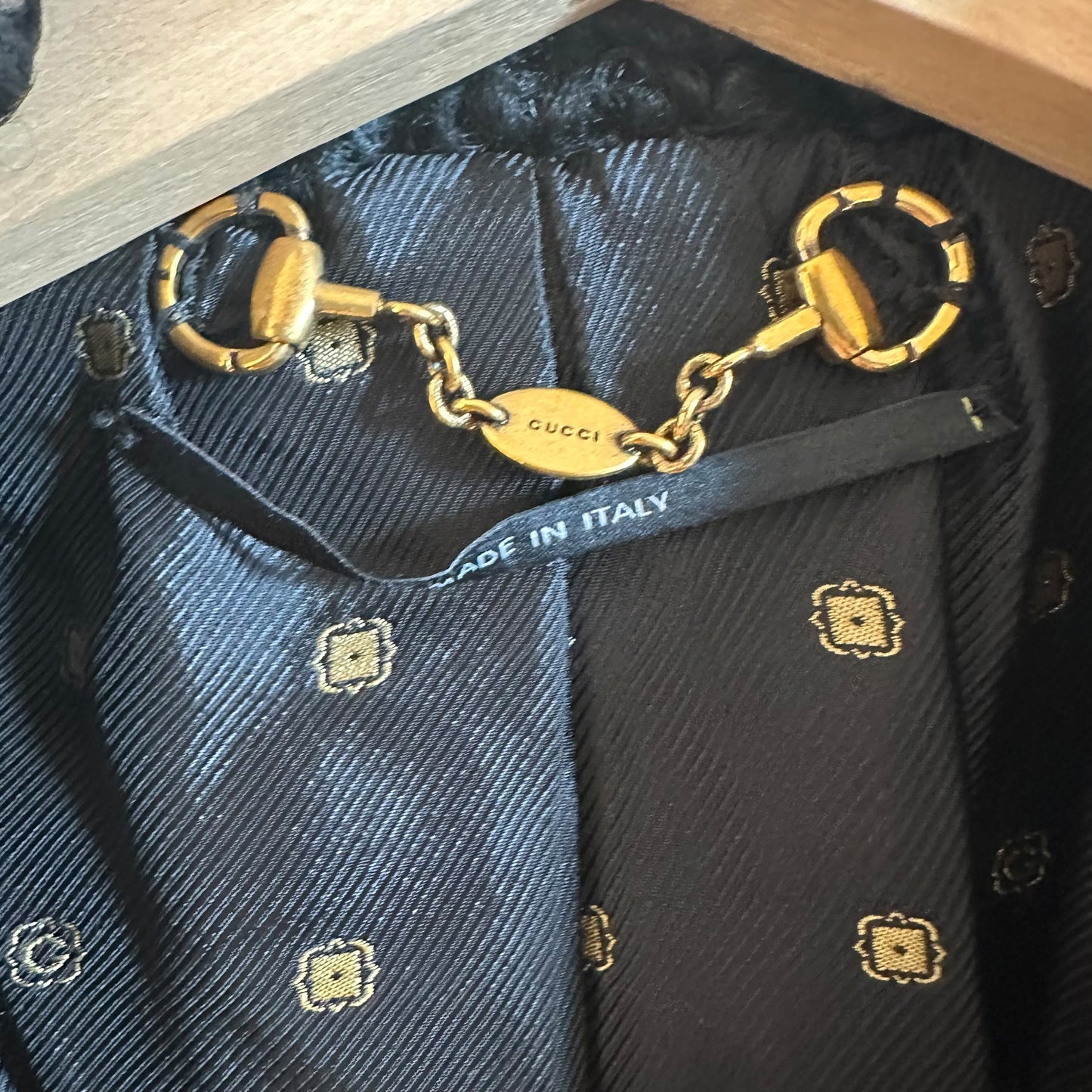 Gucci F/W 2008 Black Wool & Cashmere Pea Coat