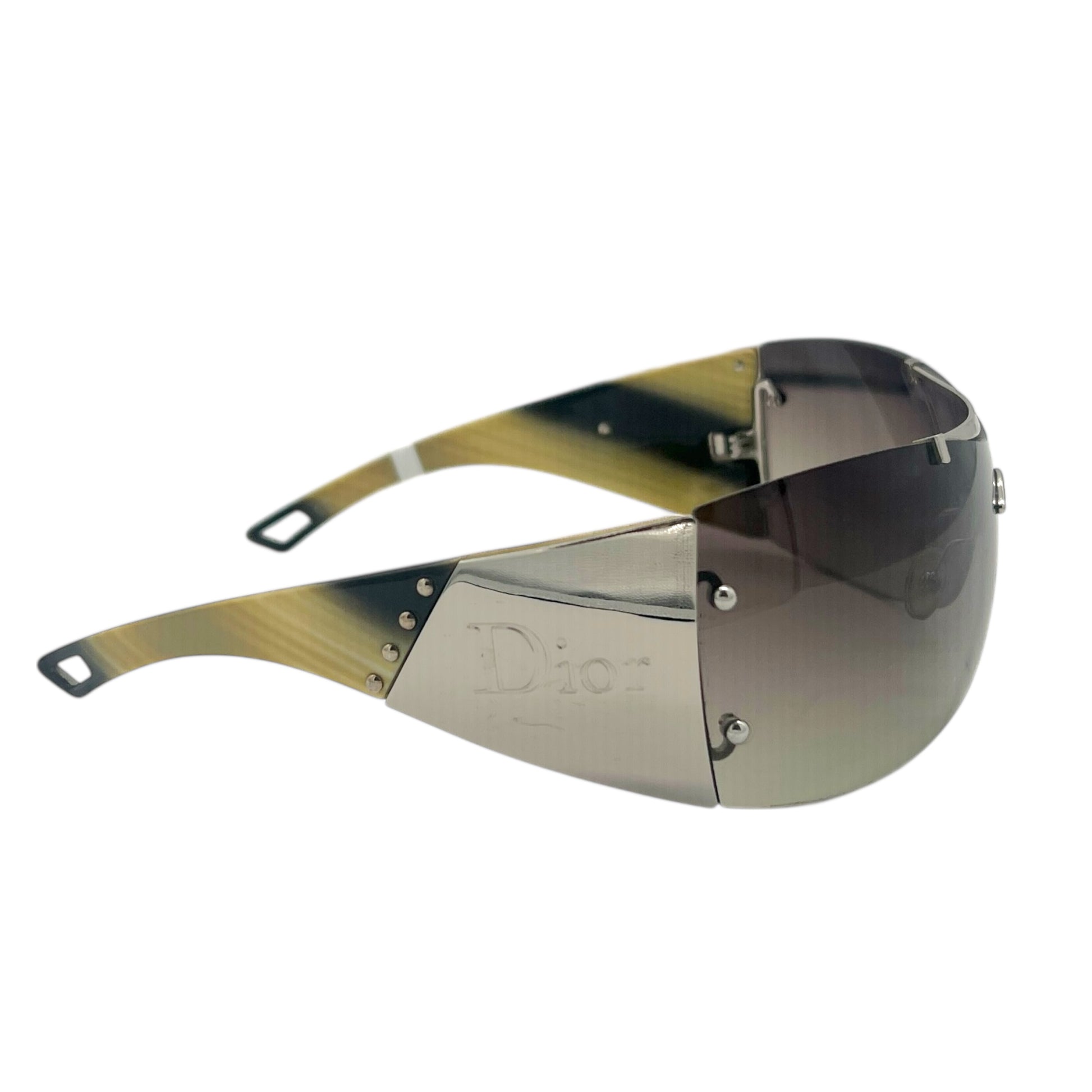 Christian Dior Diorito2 Printed Shield Sunglasses - Outfit Repeater