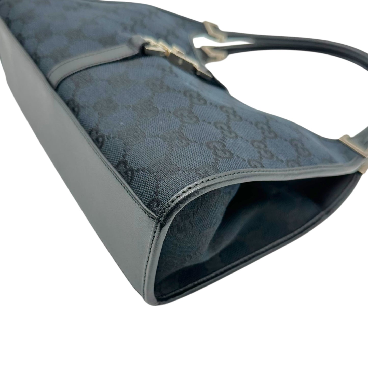 Gucci Black Monogram Canvas Mini Jackie Bag